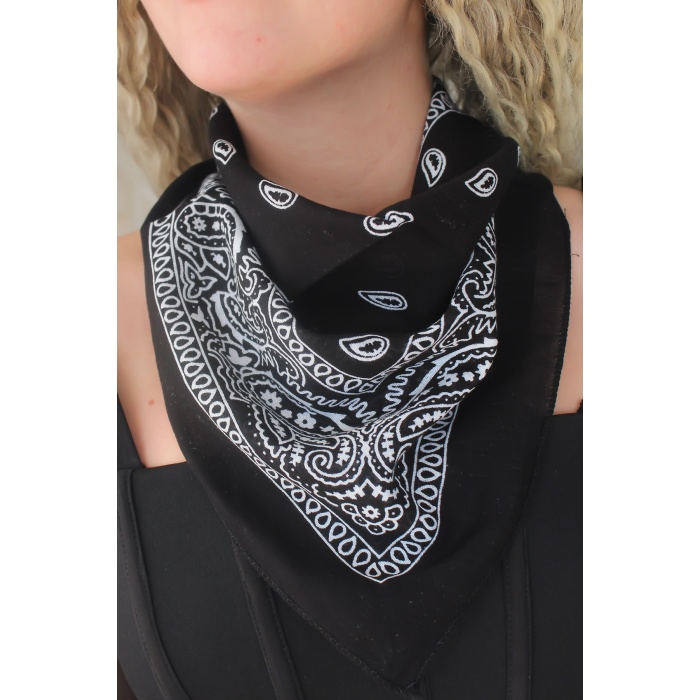 Siyah Renk Bandana - BJ-BND1001