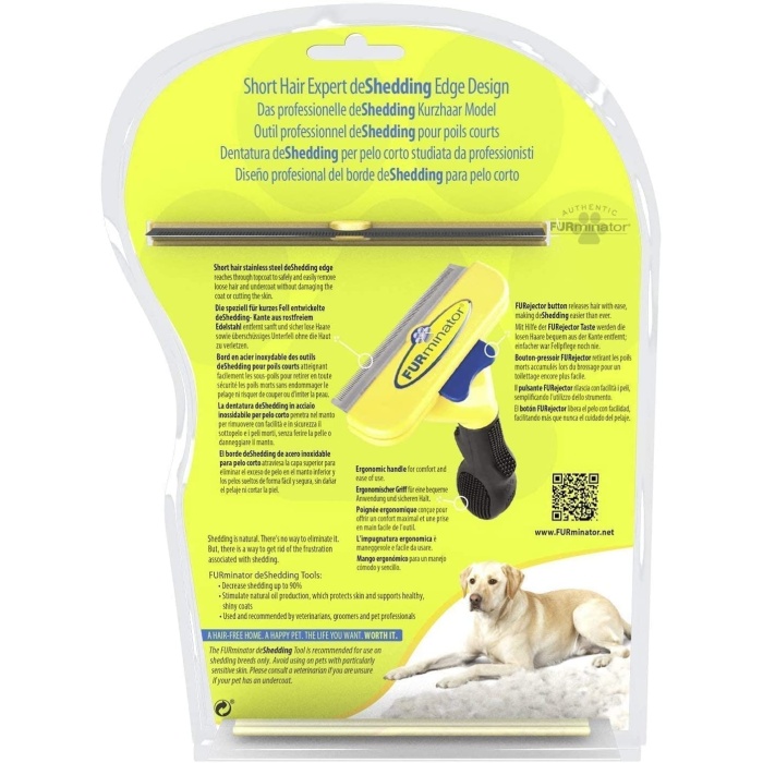 Furminator Kısa Tüylü Köpekler İçin Tarak Large