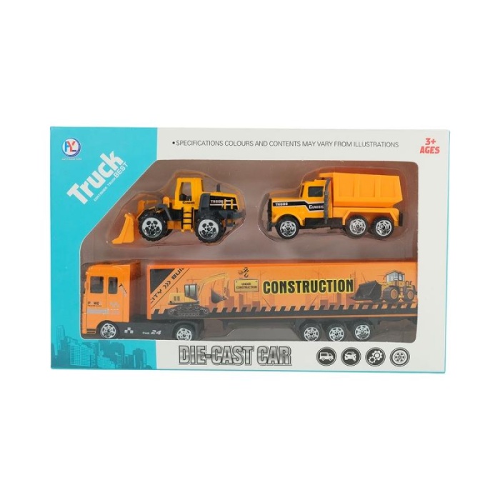 Metal 3 Parça İnşaat Oyun Seti -  HY523