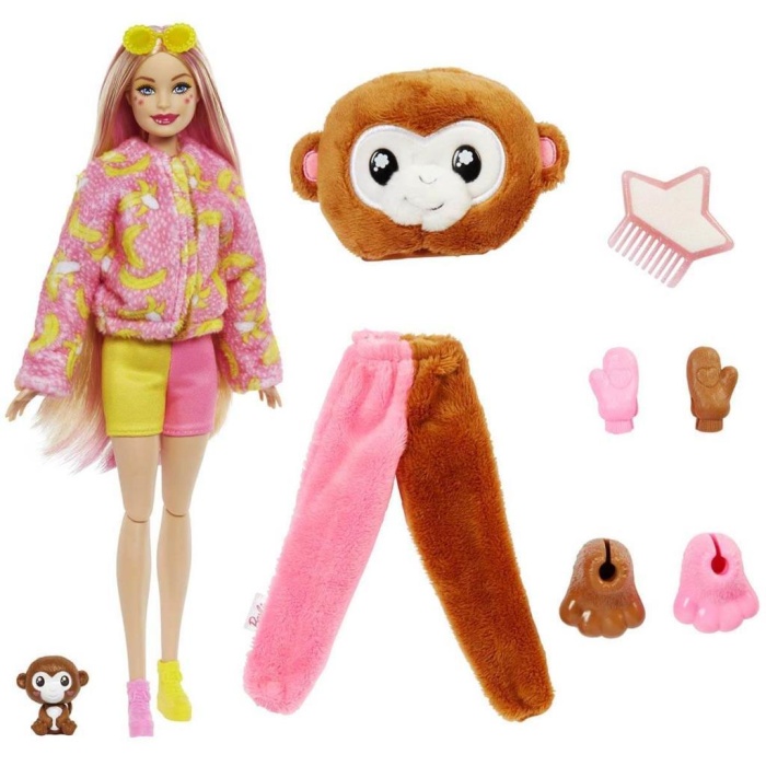Barbie Cutie Reveal Jungle Serisi Oyuncak Bebek - HKP97-HKR01