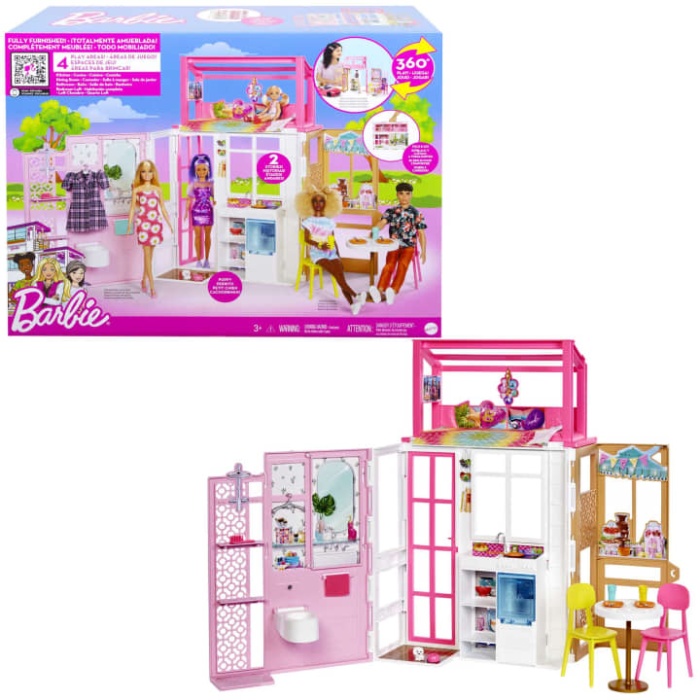 Barbie Taşınabilir Portatif Evi - HCD47