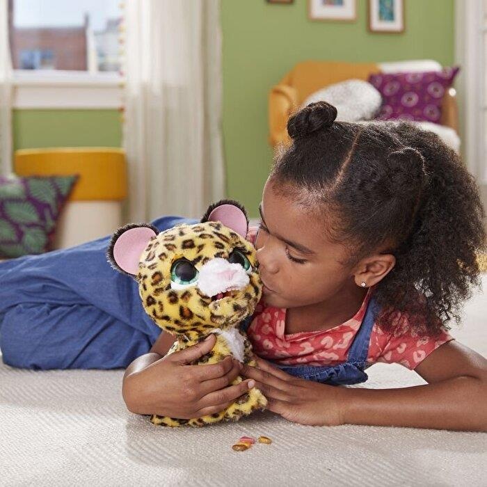 Fur Real Lil Wilds Leopar Lolly İnteraktif Animatronik Peluş Oyuncak - F4394