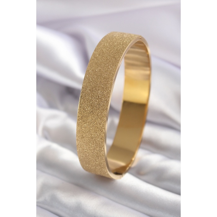 316L Çelik Gold Renk Simli Model Kadın Kelepçe - BJ-BB5582