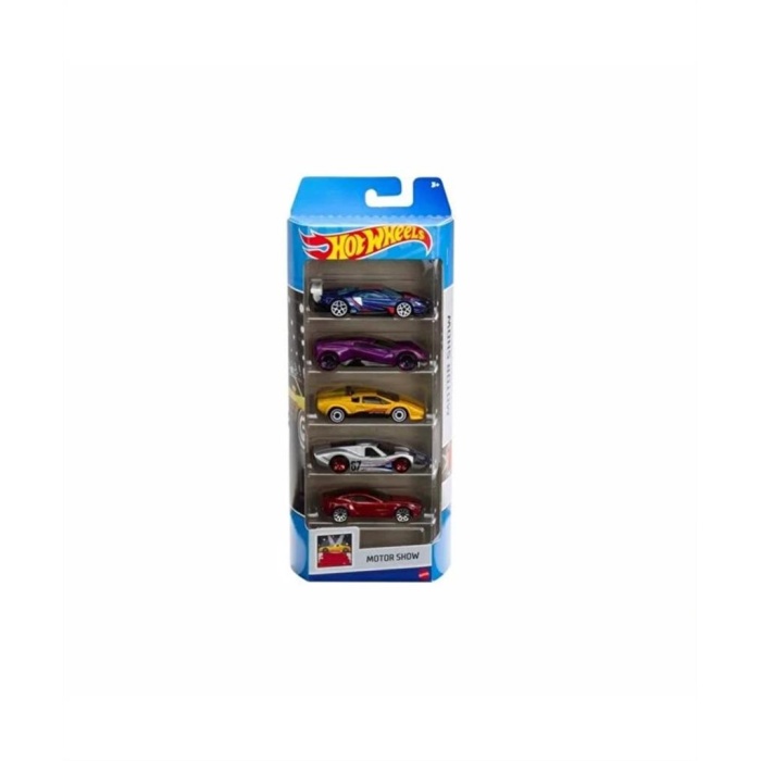 Hot Wheels 5 li Arabalar Motor Show - 01806-HLY63