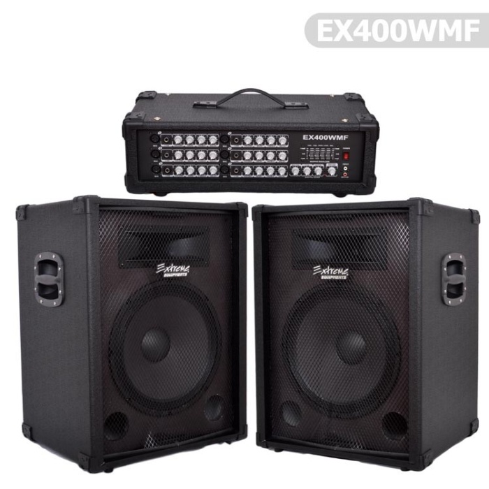 Extreme Amfi Ses Sistemi 2 Kolon+Kafa EX400WMF