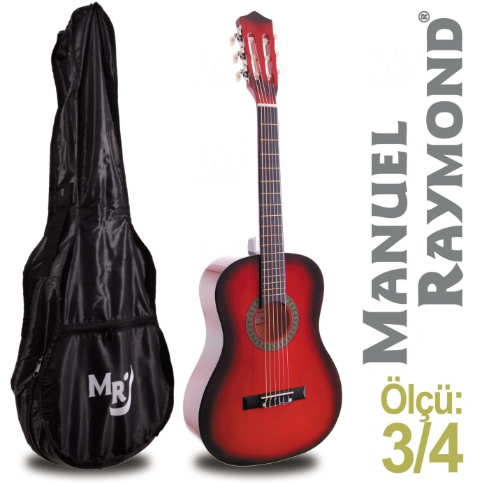 Klasik Gitar Junior Manuel Raymond MRC87RB (KILIF HEDİYE)