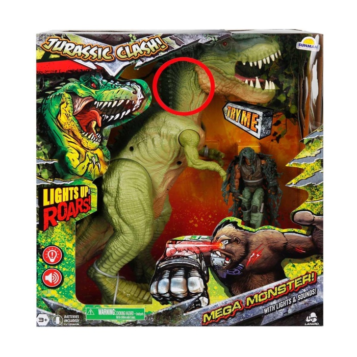 Dinozor Oyun Set Figürlü Sesli İşıklı - 37078