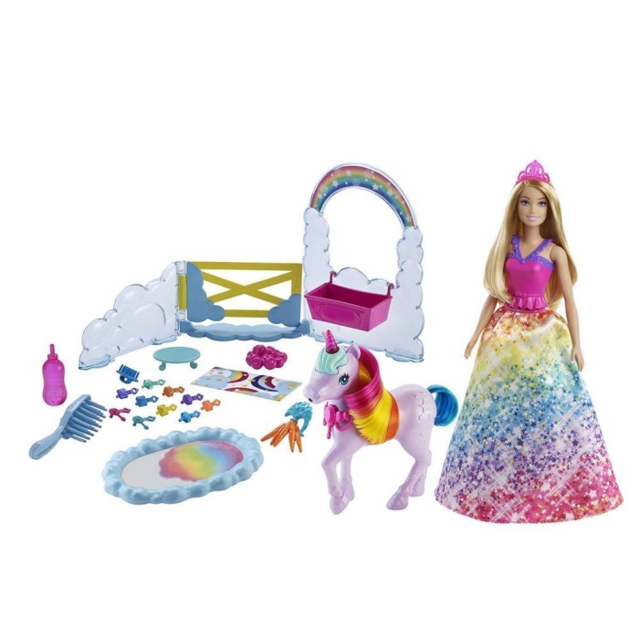 Barbie Dreamtopia Bebek ve Tek Boynuzlu At - GTG01