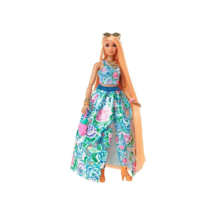 Barbie Extra Fancy  Çiçekli Kostümlü Bebek -  HHN14