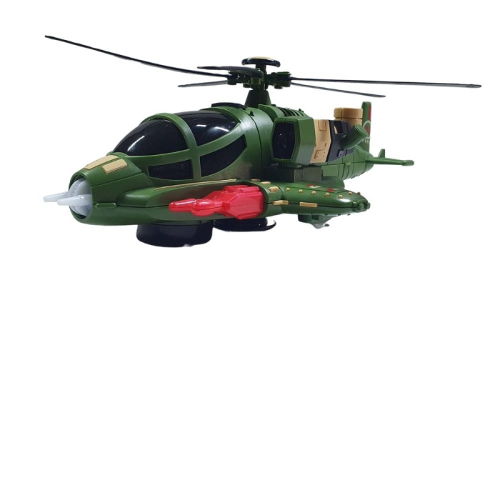 Yerde Gezen Çarp Dön Savaş Helikopteri 30 Cm - 8811-25