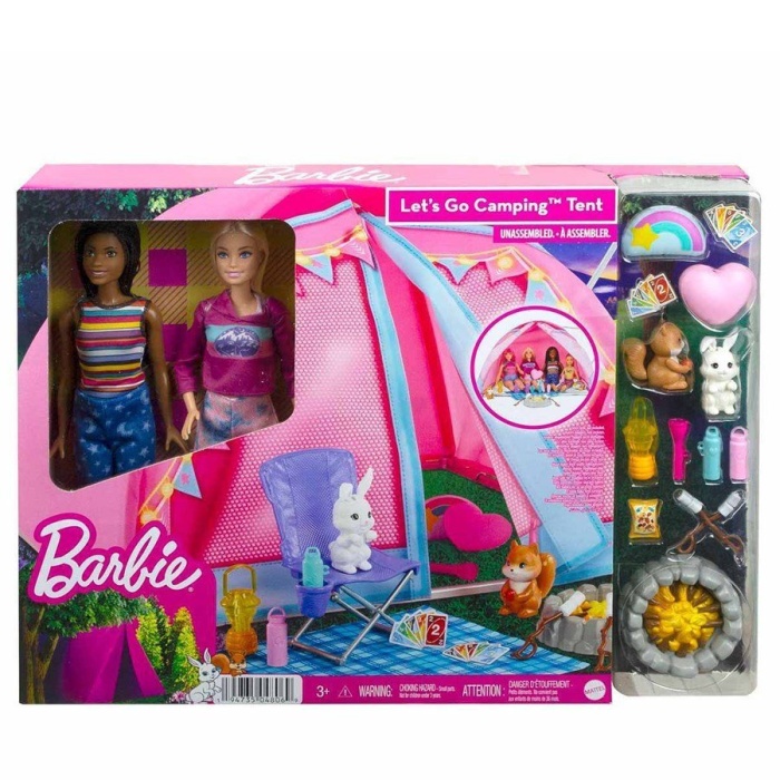 Barbie Malibu ve Brooklyn Kampta Oyun Seti - HGC18