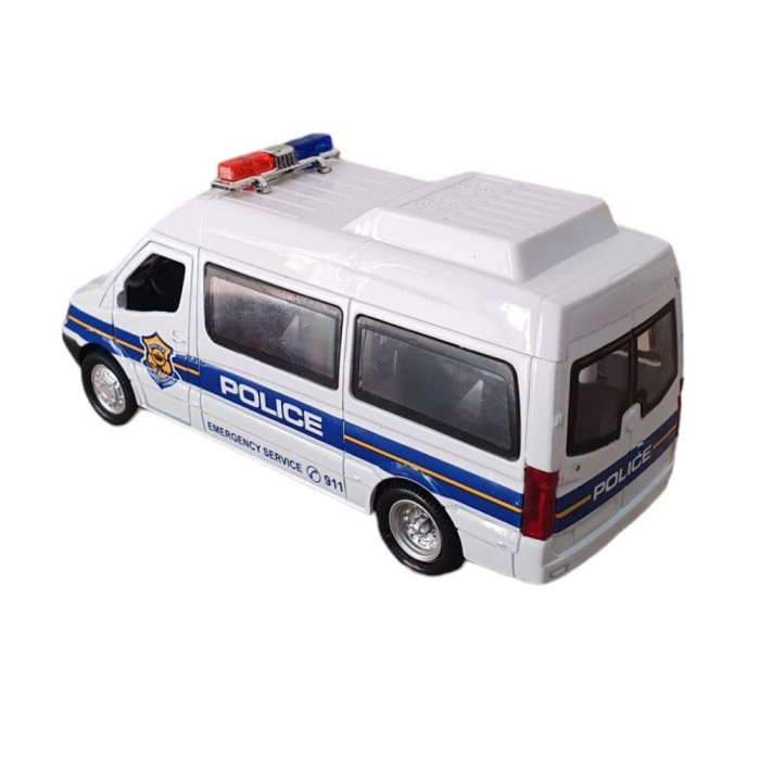 Sesli Işıklı Çek Bırak Polis Ekip Arabası - FY5058SABC-12D