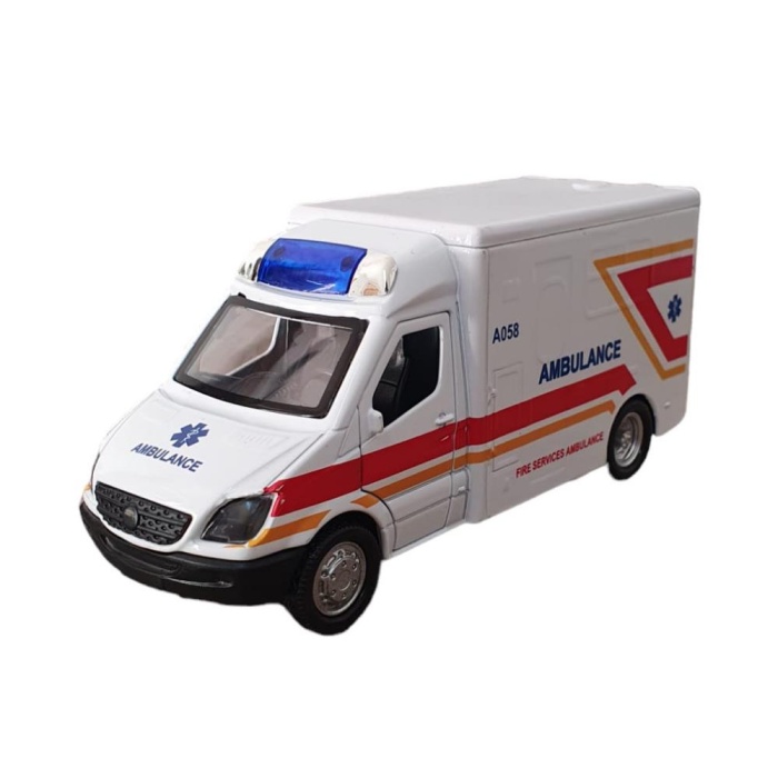 Sesli Işıklı Çek Bırak Ambulans Kamyonet - FY5058SABC-12D