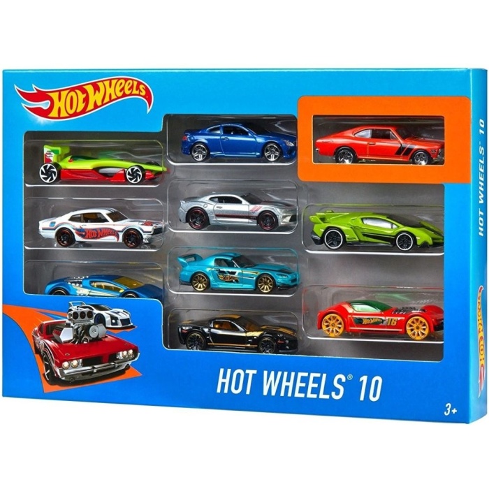 Hot Wheels Araba Seti 10lu Paket - 54886