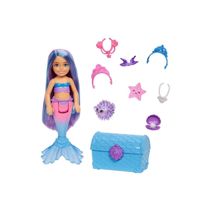 Barbie Chelsea Deniz Kızı Bebeği Mattel Lisanslı  - HHG57