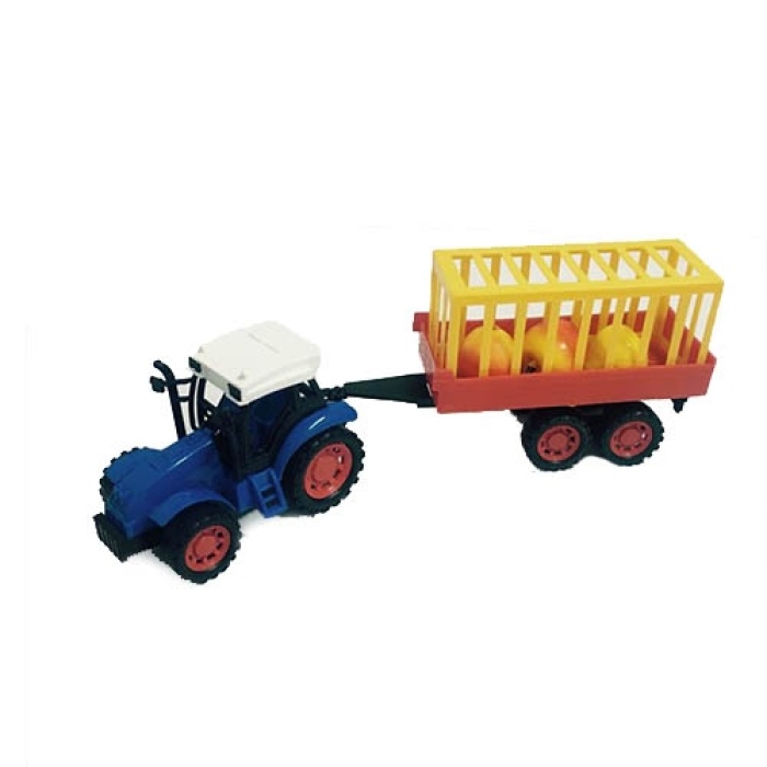 Meyve Taşıyan Römorklu Traktör - K0682