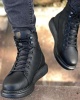Koçmen Yüksek Taban Ayakkabı B-080 Siyah (Siyah Taban)