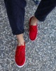 Koçmen Mevsimlik Keten Ayakkabı 008 Kırmızı