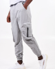 Erkek Gri Jogger Pantolon Oversize - K1332