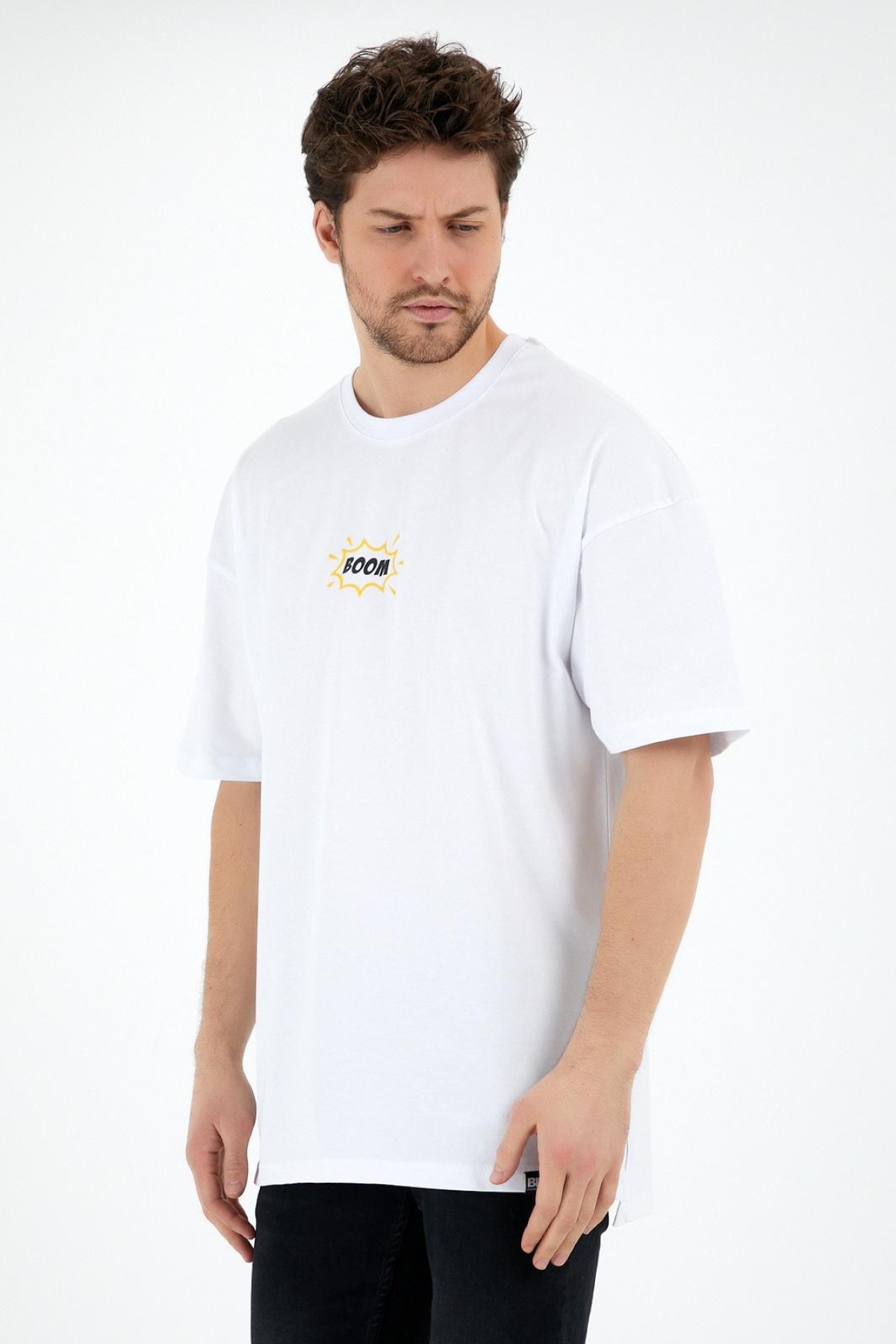 Kocmen Erkek T-Shirt K1460 - BEYAZ