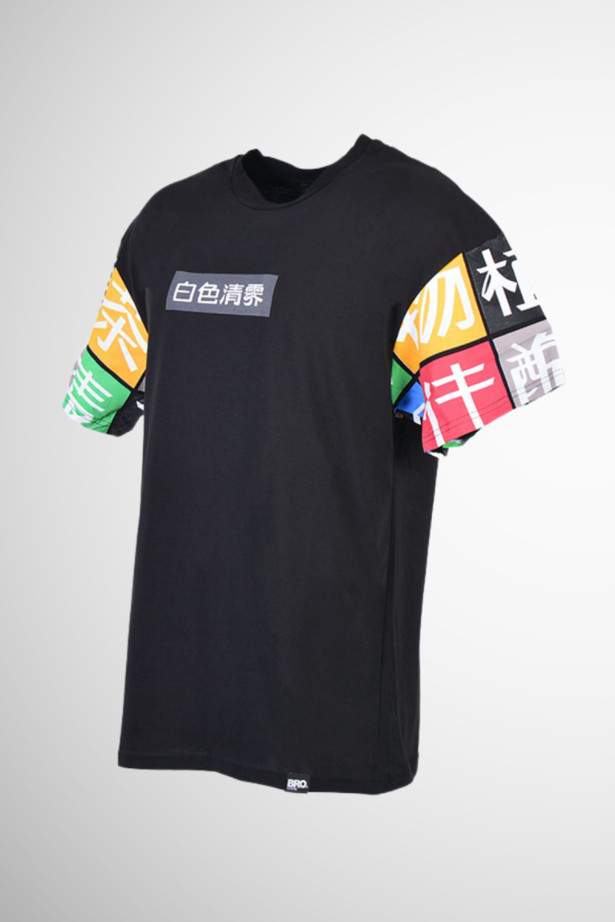 Erkek Oversize Baskılı T-Shirt K1632 - SİYAH
