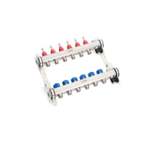 Rehau 11/4 6lı Debi Göstergeli Çelik Kolektör