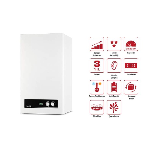 Airfel Digifel Condense 24 Kw ERP Yoğuşmalı Kombi