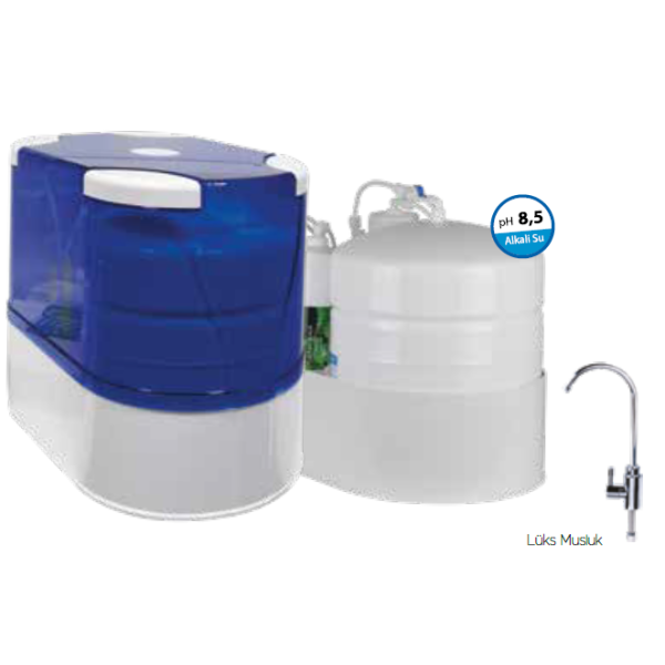 AquaTürk Prizma Premium Pompalı Su Arıtma Cihazı (3-05-PRZ-IN P)Mavi