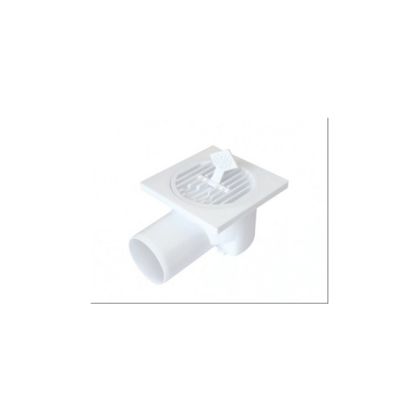 Gama 10x10 Beyaz Yandan Çıkış Q50 Beyaz Plastik