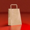 Kraft Kağıt Çanta İçten Saplı 22x28x10 cm 50 Adetli