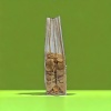 OPP Kare Taban Körüklü Torba Gold Çizgili 7,5x21x5 cm 100 ADET