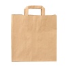 Kraft Kağıt Çanta İçten Saplı 27x29x16 cm 50 Adetli