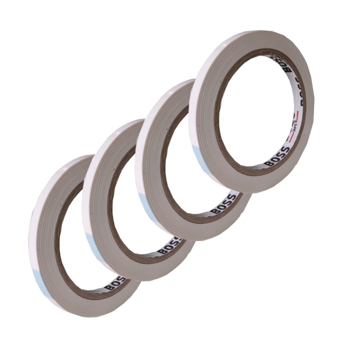 Klips Bandı, Poşet Ağızı Kapatma Bandı 12 mm Beyaz 4 Adet