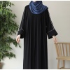Abaya Kol Ferace Siyah