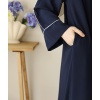 Abaya Kol Ferace Lacivert