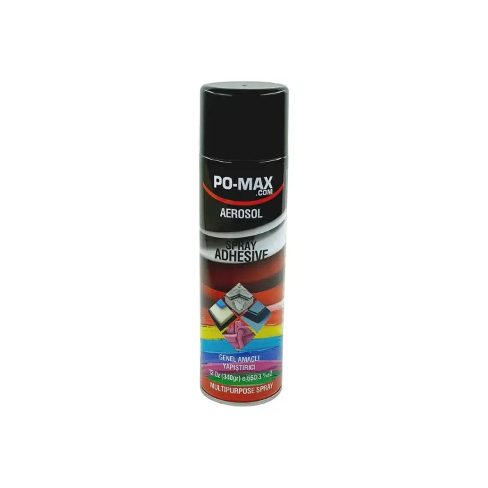 PO-MAX Sprey Yapıştırıcı 340 Gr-akustik Sünger Yapıştırıcısı