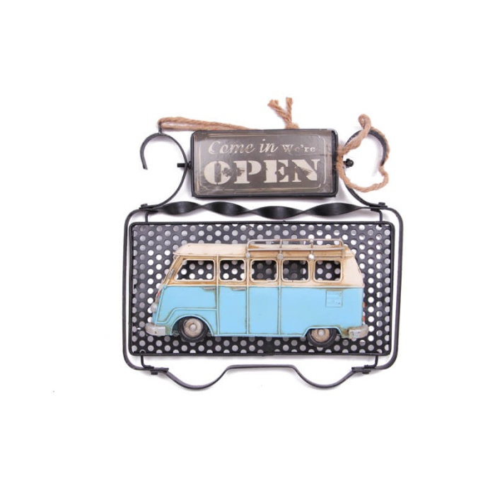 Dekoratif Metal Kapı Yazısı Minibüs Dekorlu