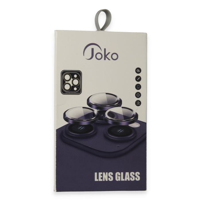 Joko iPhone 15 PVD Metal Kamera Lens - Açık Mavi