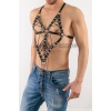 Göğüs Üzeri Lastik Harness - Seksi Erkek Lastik Harness Modelleri - Lastik Gay İç Giyim - APFTM70