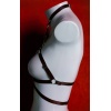 Lastik ve Halka Detaylı Seksi Göğüs Harness - Fantazi Harness Takım İç Giyim - APFT578