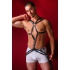 Full Body Erkek Harness, Deri Fantezi Erkek Giyim - APFTM106