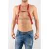 Deri Erkek Harness Pantolon Aksesuar, Göğüs Erkek Harness - APFTM27