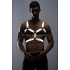 Erkek Göğüs Harness - Reflektörlü (Karanlıkta Yansıyan) Göğüs Harness - APFTM78