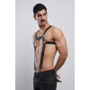 Erkek Göğüs Harness, Erkek Deri Pantolon Askısı, Erkek Clubwear - APFTM23