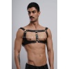 Erkek Parti Aksesuar, Clubwear, Deri Göğüs Harness, Erkek Fantezi Giyim - APFTM116