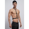 Deri Boyundan Askılı Erkek Harness, Clubwear, Leather Partywear - APFTM124