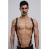 Çivi Detaylı Erkek Göğüs Harness, Erkek Clubwear, Deri Erkek Harness - APFTM203