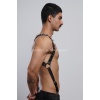 Çivi Detaylı Erkek Göğüs Harness, Erkek Clubwear, Deri Erkek Harness - APFTM203