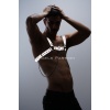 Reflektörlü (Karanlıkta Parlayan) Zincir Detaylı Şık Erkek Göğüs Harness, Reflektörlü Clubwear - APFTM109