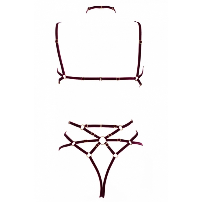 İç Çamaşır Modelleri Seksi Harness - APFT338
